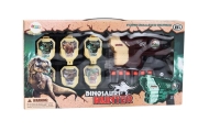 Dinozaurų pistoletas su šovinių rinkiniu Dinozaurai Rudas