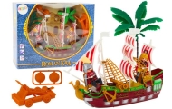 Roman Ship Romans Lights Sounds Catapult Palm Trees