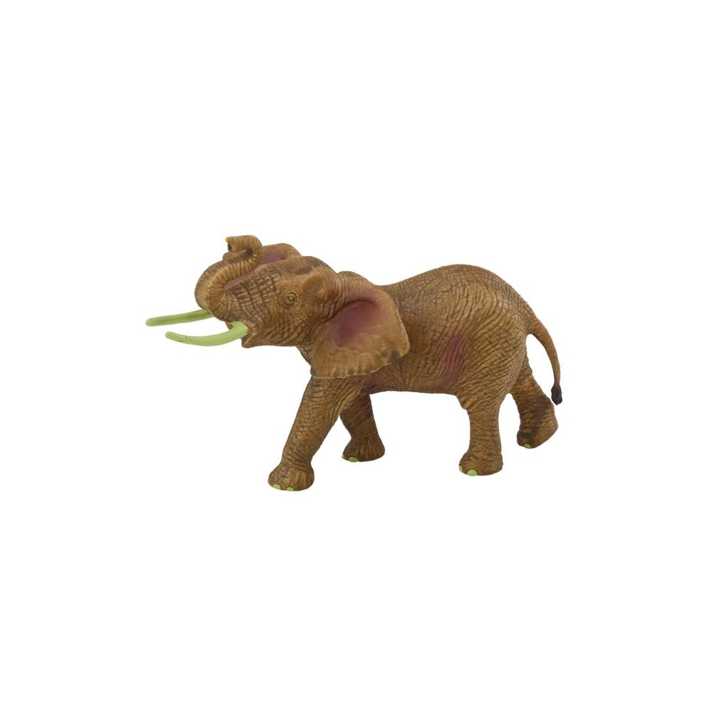 Collectible Figurine African Elephant With Raised Trunk Safari