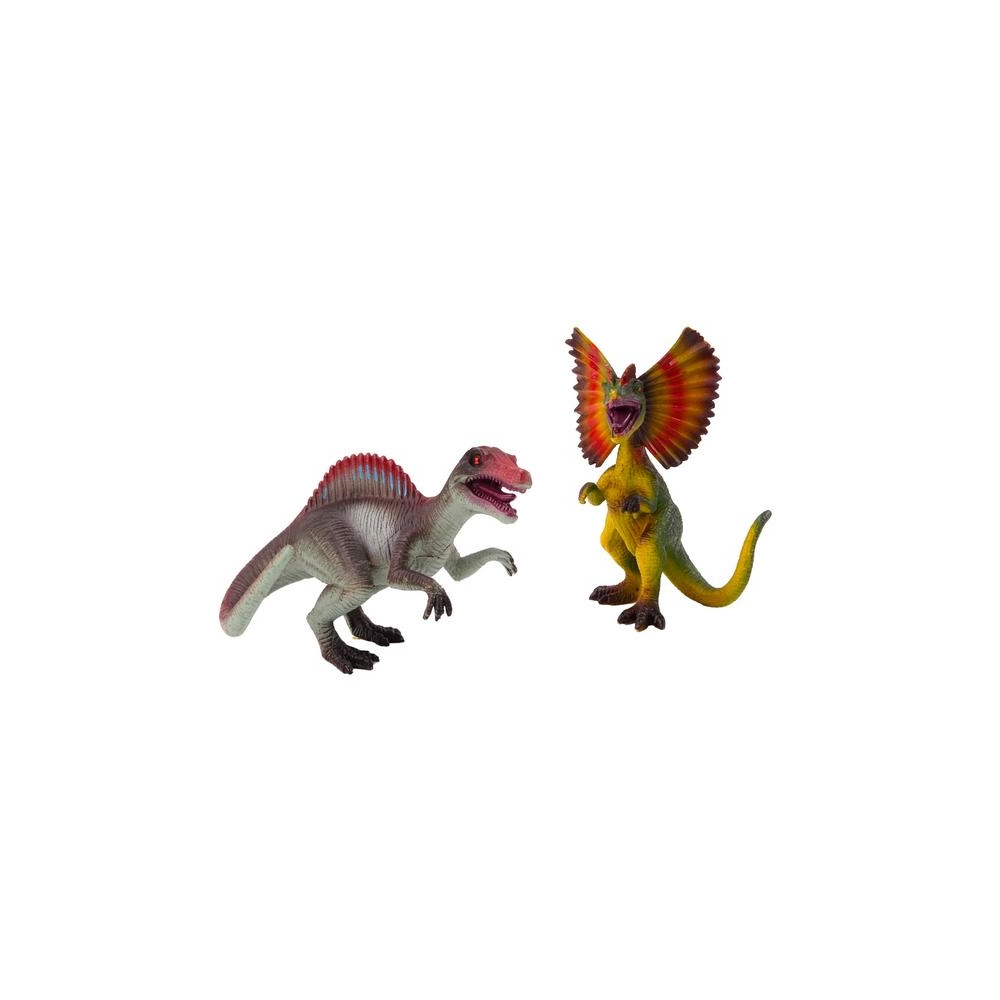 Dinozaurų figūrėlės Spinosaurus Dilophosaurus Set 2el-Žaislai, Figūrėlės ir herojai-e-vaikas