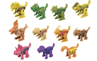 Dinozaurų kiaušinių ridenimas 12 dalių rinkinys Spalvingas