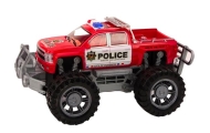 Policijos automobilis Pickup Raudonas visureigis