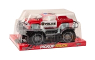 Policijos automobilis Pickup Raudonas visureigis