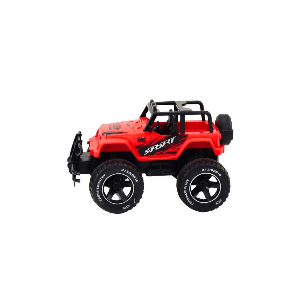 RC visureigis 1:18 raudonos spalvos