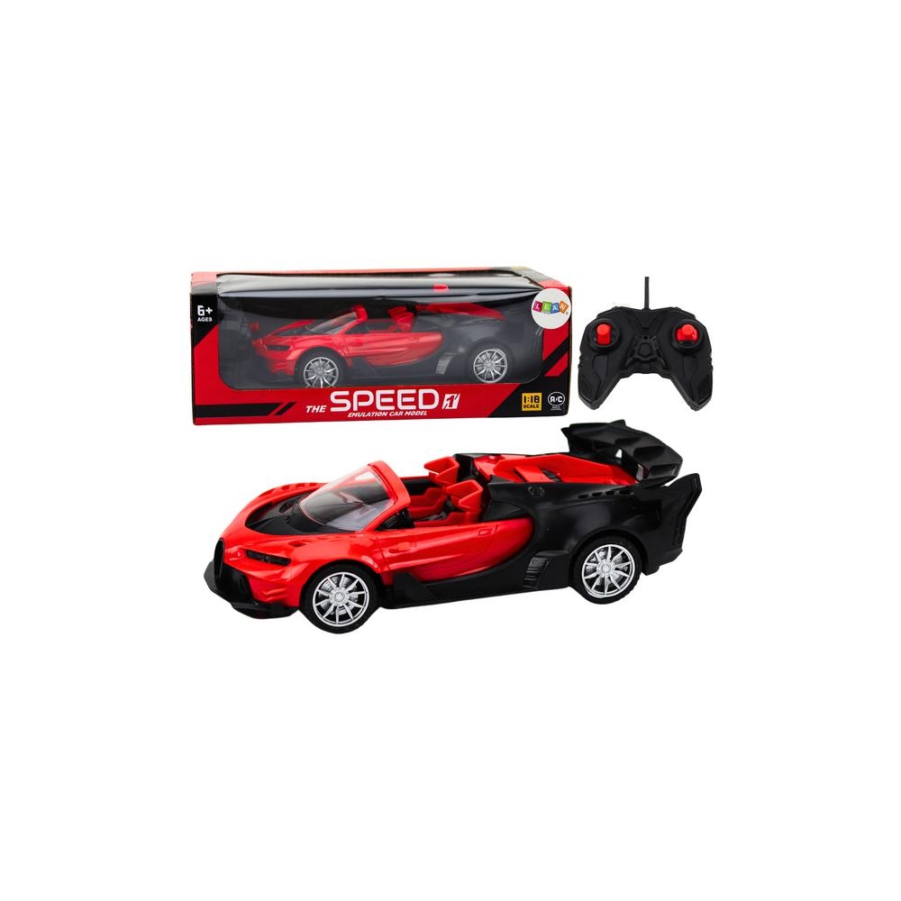 Žaislinis automobilis RC sportinis automobilis 1:18 Raudonas