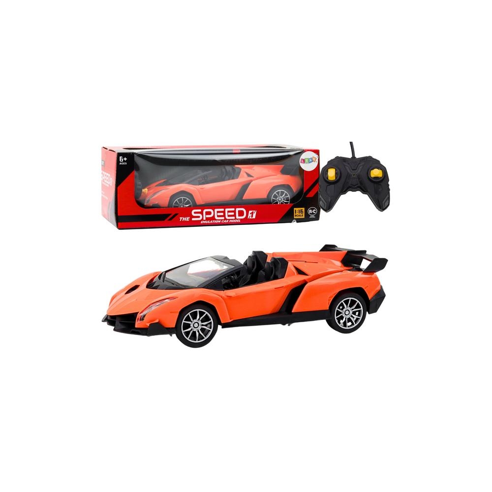 Nuotoliniu būdu valdomas RC sportinis automobilis 1:16 Orange