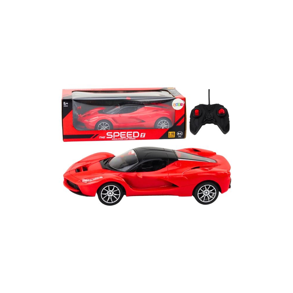 Nuotoliniu būdu valdomas RC sportinis automobilis 1:16 raudonas