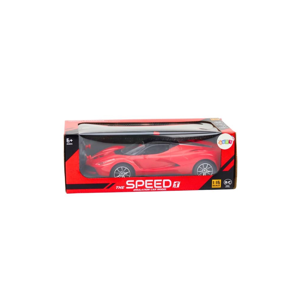 Nuotoliniu būdu valdomas RC sportinis automobilis 1:16 raudonas