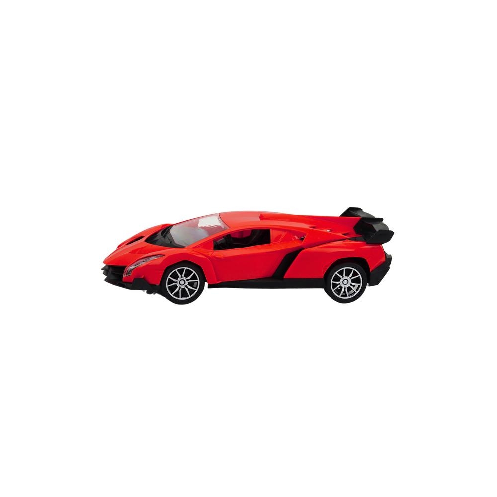 Nuotoliniu būdu valdomas sportinis automobilis raudonas 1:16 RC