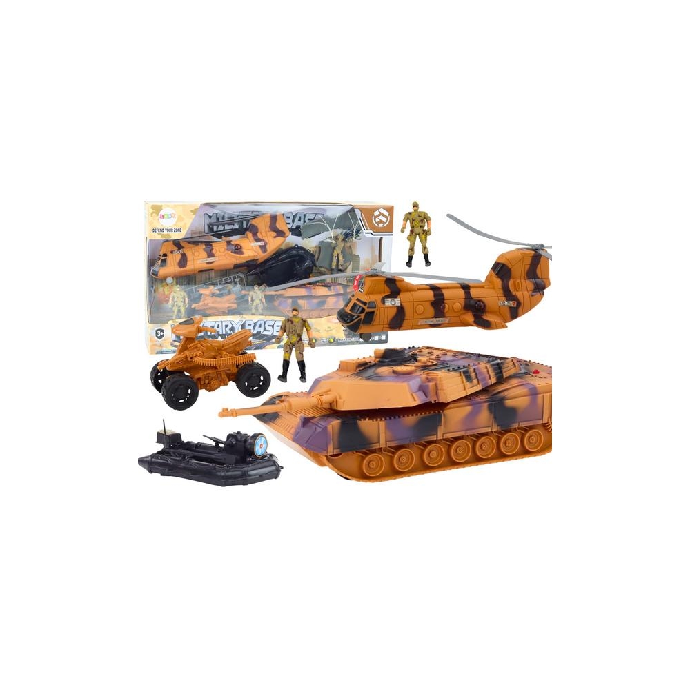 Military Set Military Tank Helicopter Paratrooper Sounds
