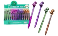 Dinosaur Ballpoint Pen Diamonds Blue Refill 0.7mm Mix