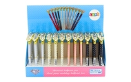 Diamond Ballpoint Pen Dotted Blue Refill 0.7mm Mix
