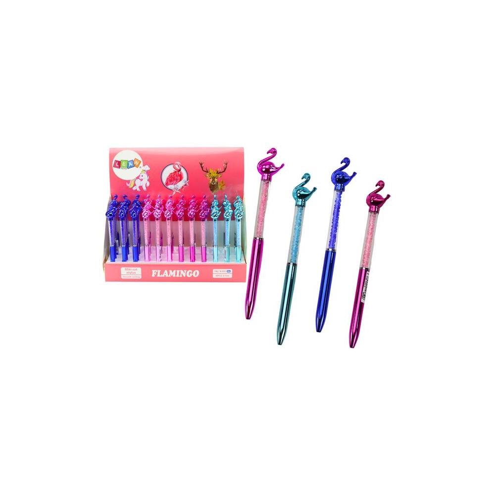 Flamingo tušinukas su mėlynu 0,7 mm užpildu 0,7 mm Mix