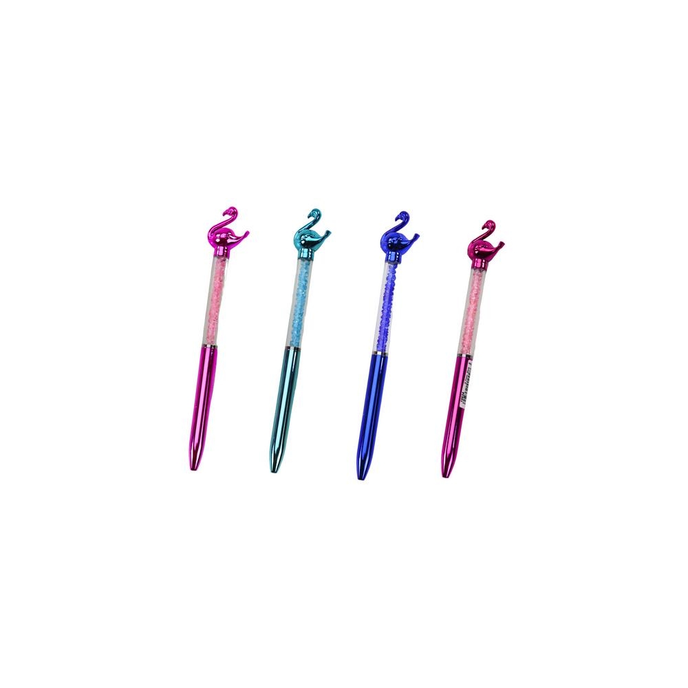 Flamingo tušinukas su mėlynu 0,7 mm užpildu 0,7 mm Mix