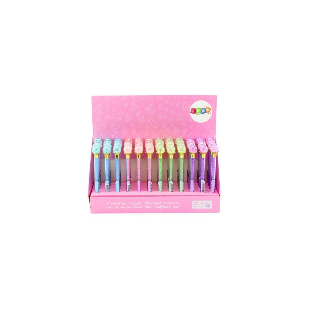 Diamond Ball Pen Diamonds Blue Refill 0.7mm Mix