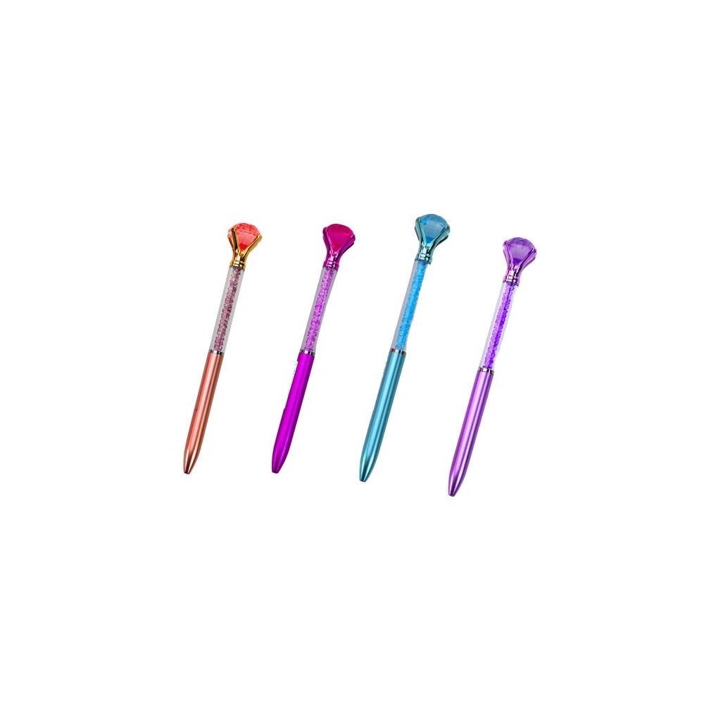 Diamond Ballpoint Pen Diamonds Blue Refill 0.7mm Mix