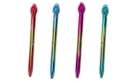 Pineapple Ballpoint Pen Shiny Gold Color Blue Refill 0.7mm Mix