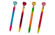 Diamond Ballpoint Pen Shiny Blue Refill 0.7mm Mix