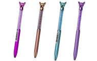 Ballpoint Pen with Dog Diamonds Blue Refill 0.7mm Mix