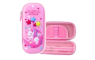 Unicorn Pencil Case 3D Foldable Purple 23x10x5 cm