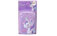Large Unicorn Pencil Case, 3D, Purple, 23x15x5 cm