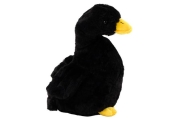 Plush Goose Mascot Black Cuddly Plush Duck 40 cm
