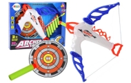 Bow with Target for Soft Arrows with Suction Cup, 6 Pieces