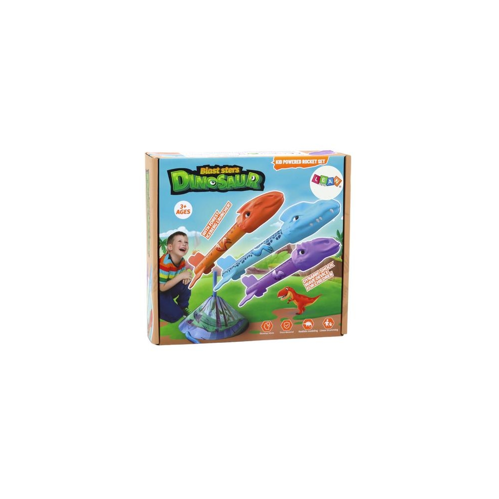 Rocket Launcher Game Dinosaurs Forest Colorful Push Up