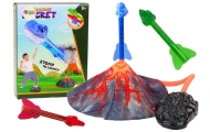 Dinosaurs Volcano Adjustable Rocket Launcher Game Set