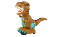 Dinosaur Dancing Obstacle Sensor Lights Sounds Yellow
