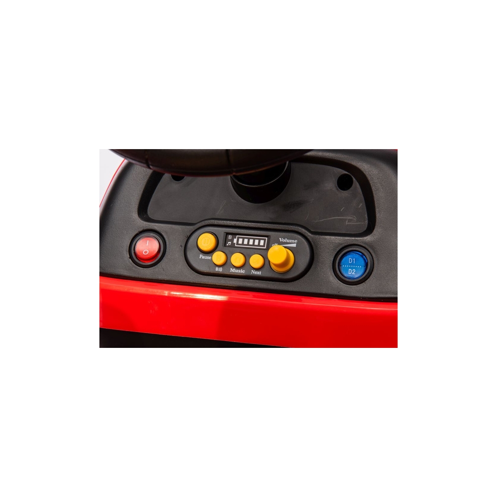 Elektrinis traktorius BBH-030, Red-Elektromobiliai vaikams, Traktoriai-e-vaikas