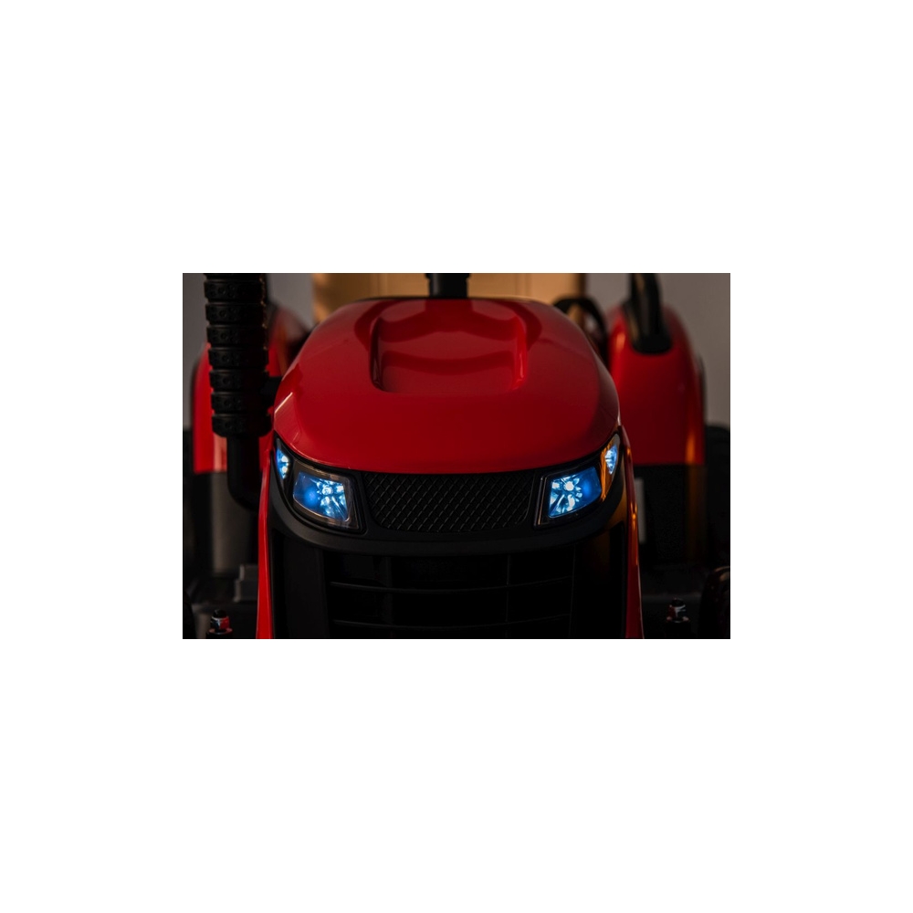Elektrinis traktorius BBH-030, Red-Elektromobiliai vaikams, Traktoriai-e-vaikas