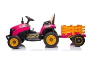 Traktor Na Akumulator BBH-030 Różowy