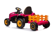 Elektrinis traktorius BBH-030, Pink-Elektromobiliai vaikams, Traktoriai-e-vaikas