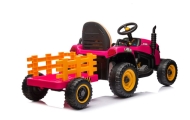 Elektrinis traktorius BBH-030, Pink-Elektromobiliai vaikams, Traktoriai-e-vaikas