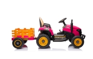 Traktor Na Akumulator BBH-030 Różowy
