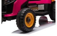 Elektrinis traktorius BBH-030, Pink-Elektromobiliai vaikams, Traktoriai-e-vaikas