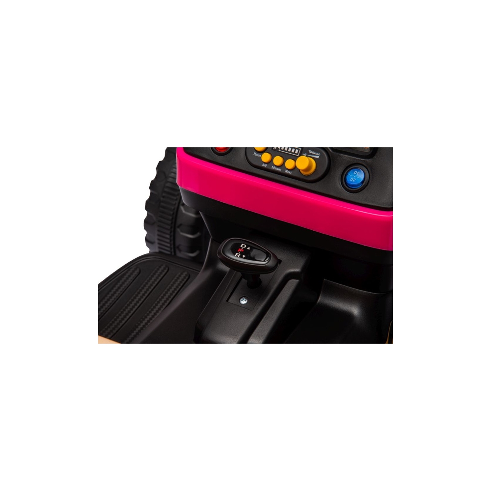 Elektrinis traktorius BBH-030, Pink-Elektromobiliai vaikams, Traktoriai-e-vaikas