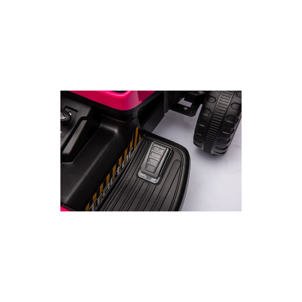 Elektrinis traktorius BBH-030, Pink-Elektromobiliai vaikams, Traktoriai-e-vaikas