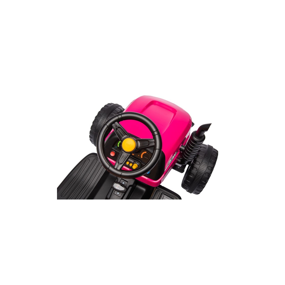 Elektrinis traktorius BBH-030, Pink-Elektromobiliai vaikams, Traktoriai-e-vaikas