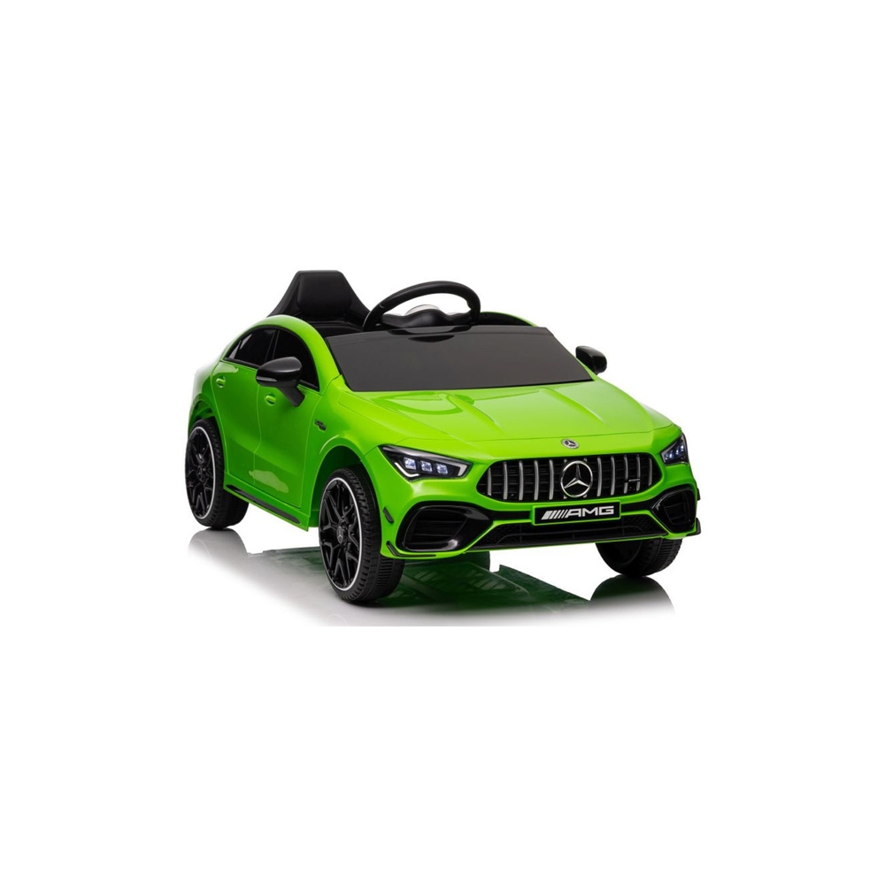 Elektromobilis Mercedes CLA 45s AMG, 4x4, Green-Elektromobiliai vaikams, Mašinos-e-vaikas