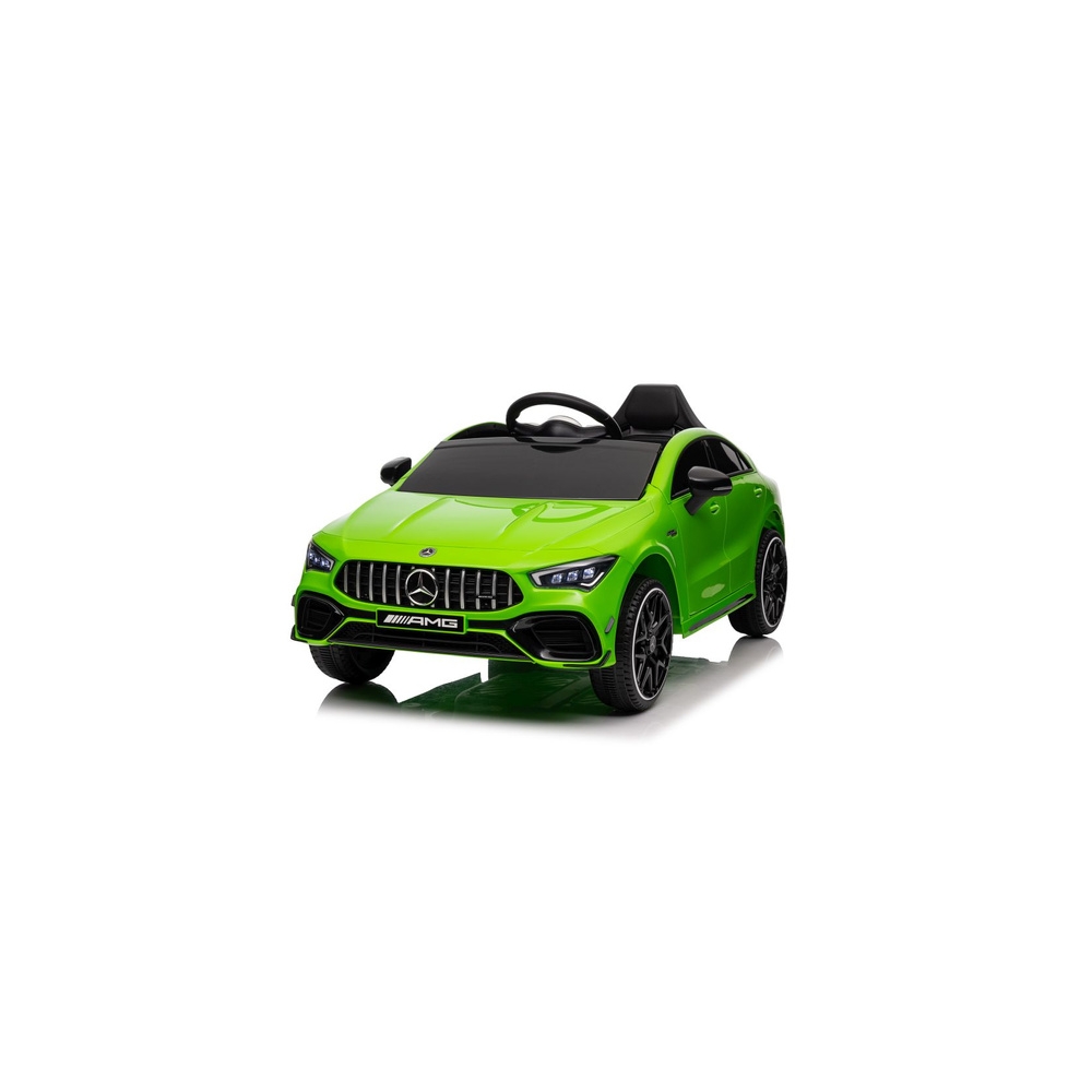 Elektromobilis Mercedes CLA 45s AMG, 4x4, Green-Elektromobiliai vaikams, Mašinos-e-vaikas