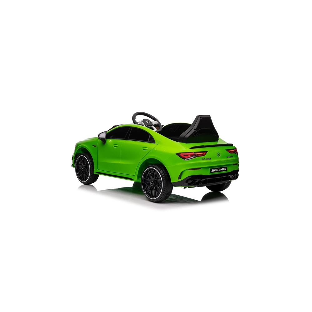 Elektromobilis Mercedes CLA 45s AMG, 4x4, Green-Elektromobiliai vaikams, Mašinos-e-vaikas