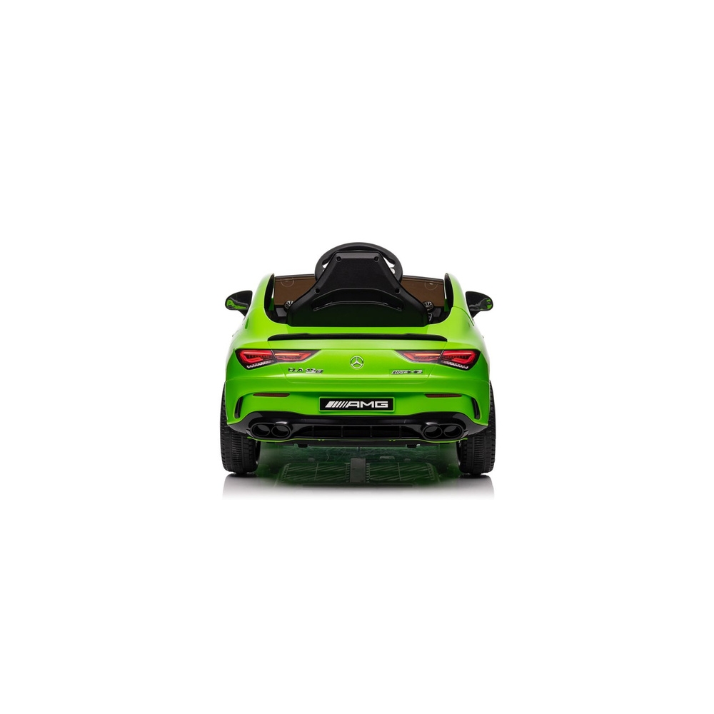 Elektromobilis Mercedes CLA 45s AMG, 4x4, Green-Elektromobiliai vaikams, Mašinos-e-vaikas