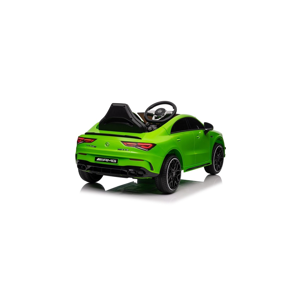 Elektromobilis Mercedes CLA 45s AMG, 4x4, Green-Elektromobiliai vaikams, Mašinos-e-vaikas