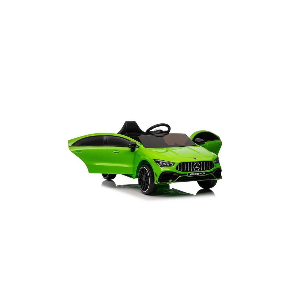 Elektromobilis Mercedes CLA 45s AMG, 4x4, Green-Elektromobiliai vaikams, Mašinos-e-vaikas