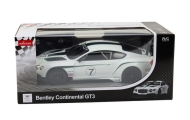 Nuotoliniu būdu valdomas RC sportinis automobilis 1:14 Bentley Continental GT3, White