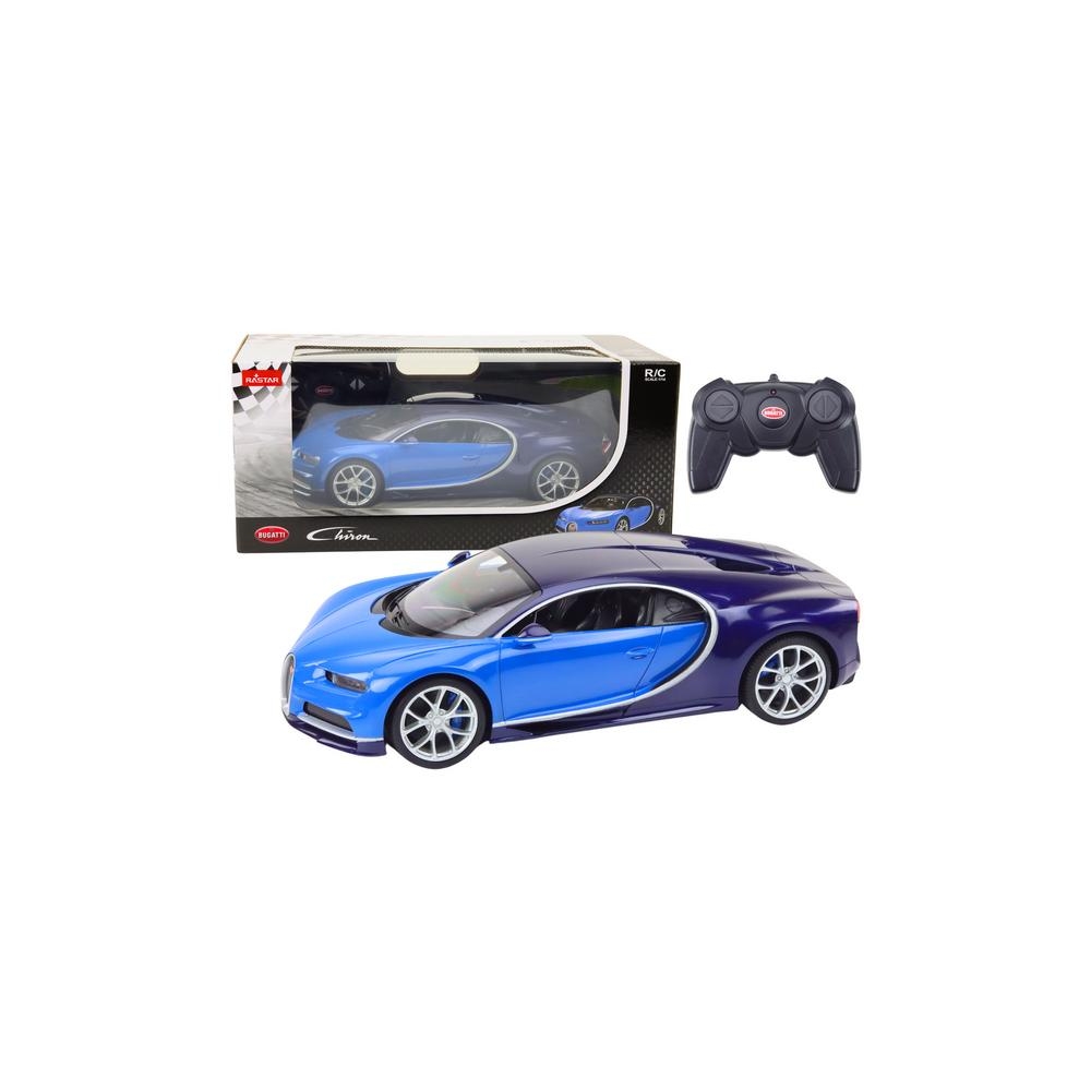 RC nuotolinio valdymo automobilis 1:14 Bugatti Veyron Chiron Blue
