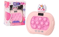Pop-It Wac A Mole žaidimas Vienaragis Šviesos garsai Rausva