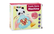 Pop-It Panda Game Plush Blue Arcade Console Pad Vibrations